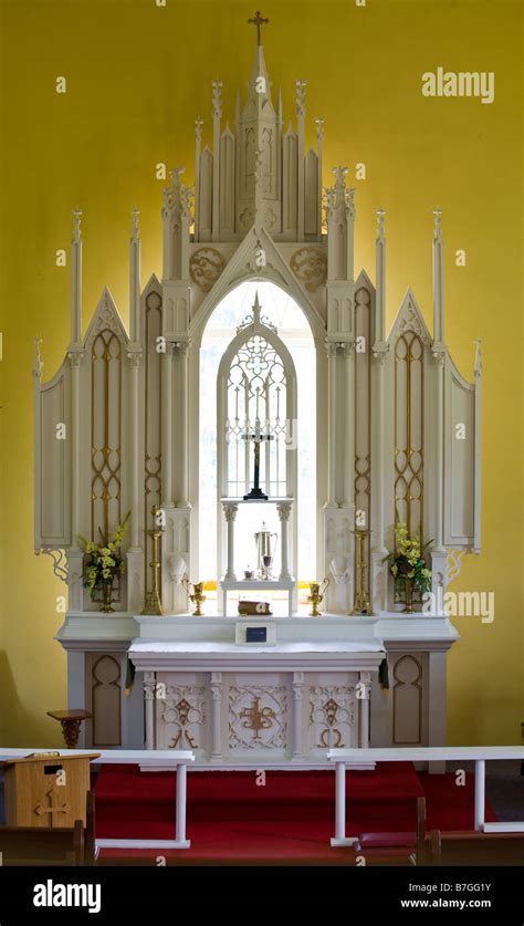 Lutheran church altar hi-res stock photography and images - Alamy