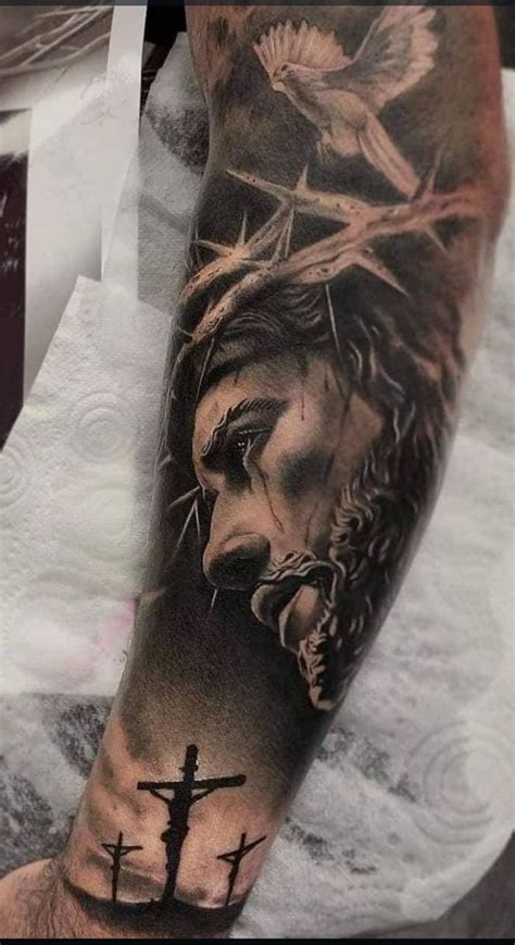 Pin By Vando Menezes On Jesus Half Sleeve Tattoos Forearm Jesus