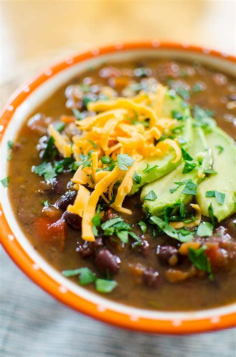 Slow Cooker Black Bean Soup Living Lou