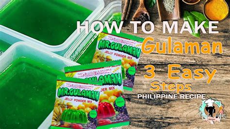 How To Make Gulaman In 3 Easy Steps Panlasang Pinoy Youtube