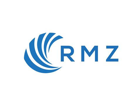 RMZ letter logo design on white background. RMZ creative circle letter ...