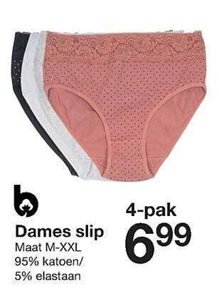 Dames Slip Pak Aanbieding Bij Zeeman Folders Nl