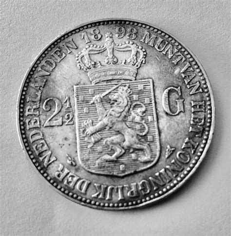 Nederland Wilhelmina 1890 1948 2 1 2 Gulden 1898 P Catawiki