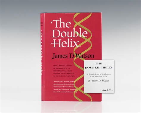 The Double Helix James Watson First Edition Signed Dna