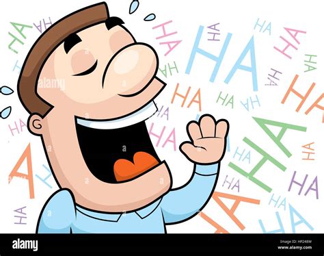 guy laughing clipart