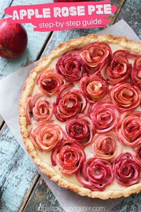 Apple Rose Pie ⋆ Sugar Spice And Glitter In 2020 Apple Rose Pie