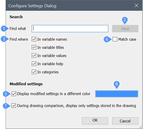 Configure Settings Dialog Box Bricscad Bricsys Help Center