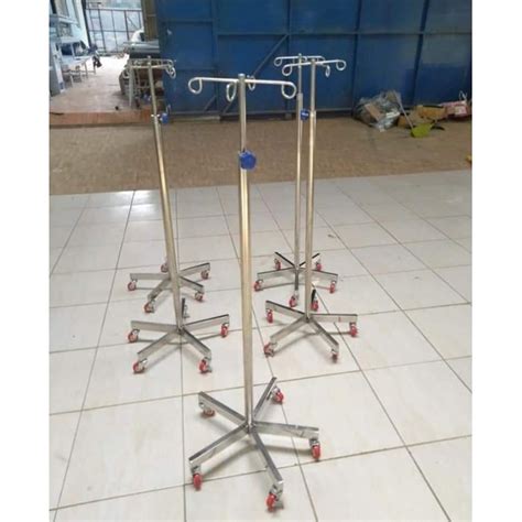 Jual Tiang Infus Kaki 5 Stainless Shopee Indonesia