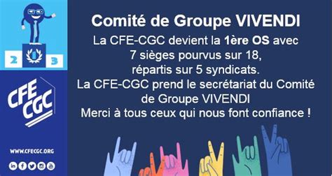 Bienvenue Sur Le Blog De La CFE CGC CANAL CFE CGC 1ERE OS DU GROUPE