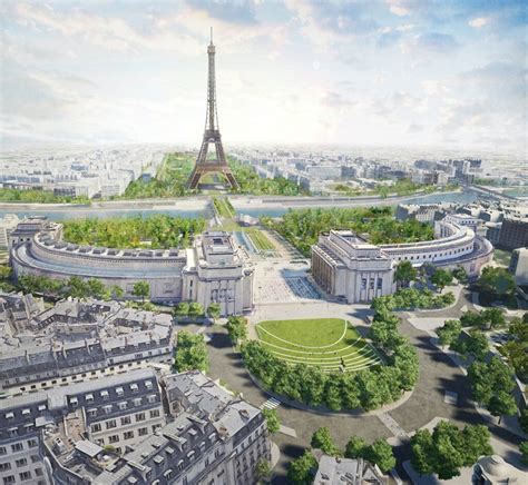 Proyecto One De La Torre Eiffel Mejora Paisajística Para París