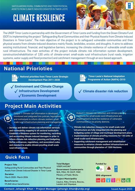 Mid Year Factsheets Climate Resilience United Nations Development