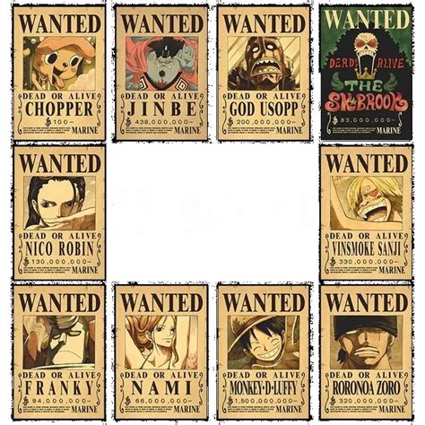 AFFICHE WANTED ONE Piece Poster EUR 5 00 PicClick FR