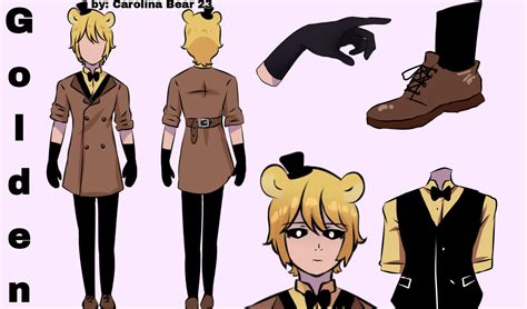 Golden Fnaf Human Design Carolina Bear 23 By Carolinabear23 On Deviantart