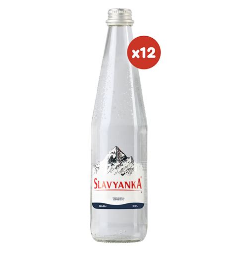 Газированная вода Slavyanka в стеклянной бутылке, 0.5 л, 12 шт - купить ...