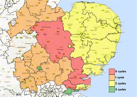 Detailed Map Of East Anglia