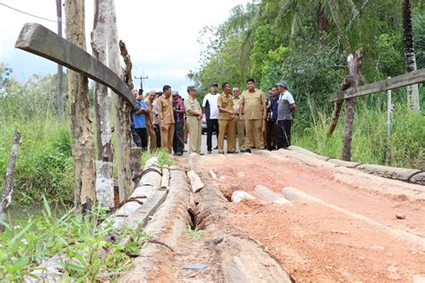 Pemkab Roby Pastikan Jembatan Kampung Rekoh Selesai