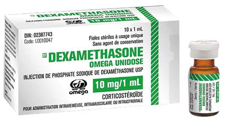 Dexamethasone Sodium Phosphate 10 Mg Ml In Vial Dufort Et Lavigne