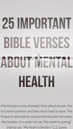 25 Major Bible Verses About Mental Health Issues And Illness 2022