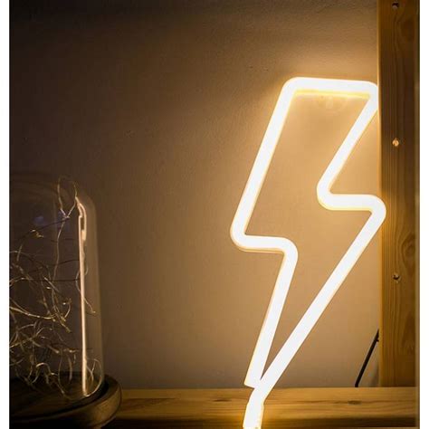 Купити неоновый светильник LED Lights Декоративная LED лампа молния для ...