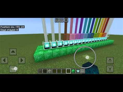 Minecraft Mobile Making Multi Coloured Beacons Bedrock Edition Youtube