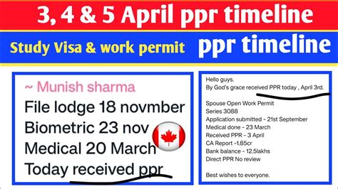 April Ppr Request Timeline Today S Ppr Request Timeline Canada