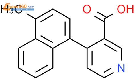 1261908 60 4 4 4 methylnaphthalen 1 yl pyridine 3 carboxylic acidCAS号