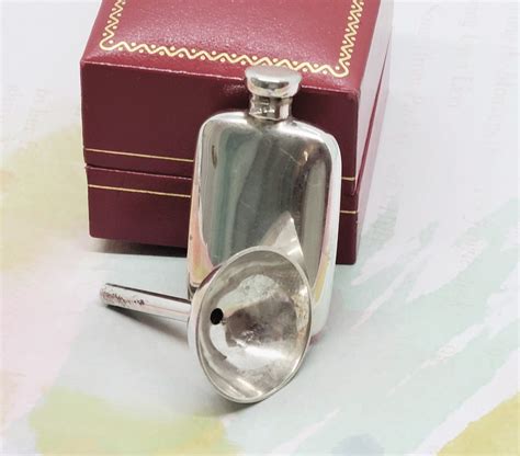 Tiffany & Co. Perfume Bottle and Funnel Vintage Tiffany Perfume Flask ...