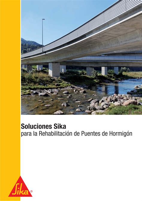 PDF Folleto Soluciones Sika Para La Rehabilitación de Puentes de