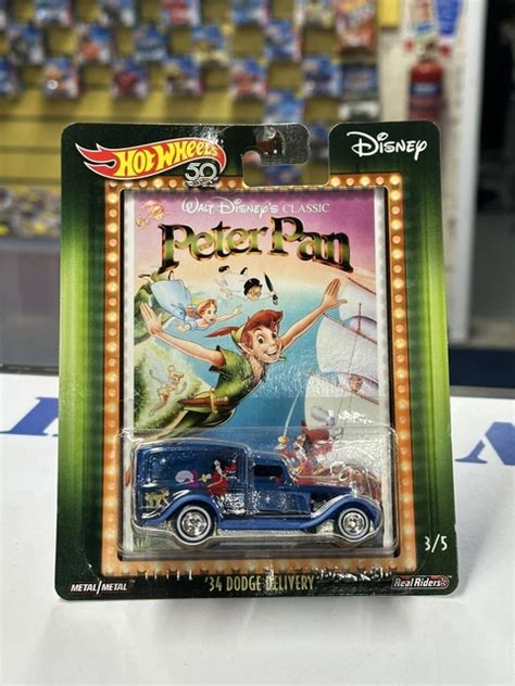 Hot Wheels Premium Walt Disney Classic Peter Pan Dodge Delivery