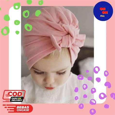 Turban Bayi Pita Kelinci Turban Anak Tali Motif Kelinci Lazada