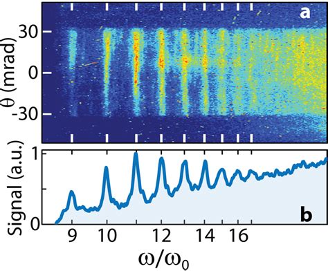 High Order Harmonic Spectrum Measured During The Commissioning