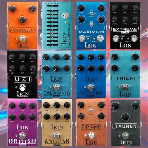 Irin Guitar Effect Pedal Overdrive Distortion Speakers Analog Classic British Rock Effect