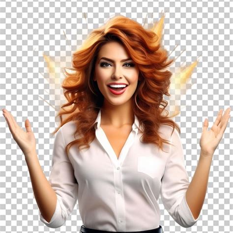 Mujer latina sonriendo mirando a la cámara y dando la señal de paz Archivo PSD Premium