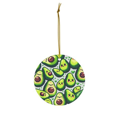 Avocado Christmas Ornaments Christmas Tree Decorations Etsy