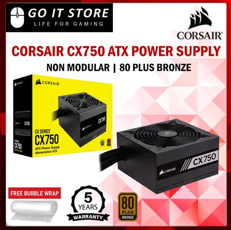 Corsair CV550 CV650 CX650 CX750 CV750 550W 650W 750W 80 Plus Bronze ...
