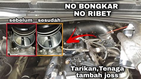 CARA MEMBERSIHKAN THROTTLE BODY INNOVA REBORN SENDIRI GA PERLU