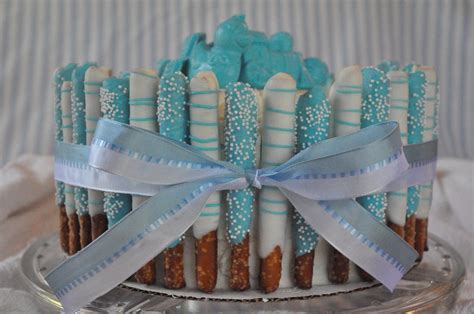 I think I could do that!: Blue Baby Boy Shower Cake