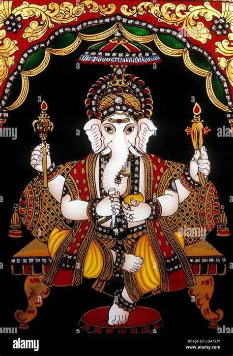 Ganesha Glass Paintings