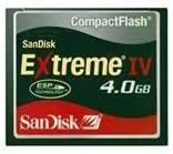 Sandisk 4GB Extreme IV Compact Flash CF Card Retail Pack Amazon Co