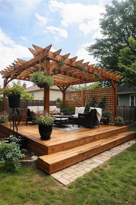 50 Deck Ideas With Gazebos And Pergolas In 2024 Gazebo On Deck