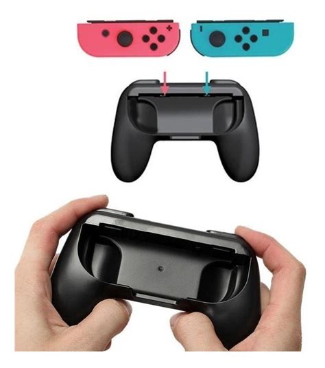 Pack 2 Grip Joy Con Nintendo Switch Accesorio Control Joycon Mercado