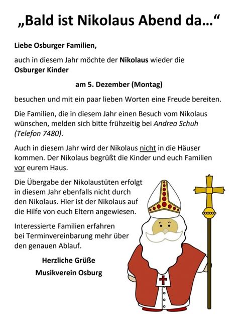 Bald Ist Nikolaus Abend Da Ortsgemeinde Osburg