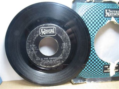 Old 45 RPM Record United Artists UA 805 Jay Americans Let S Lock