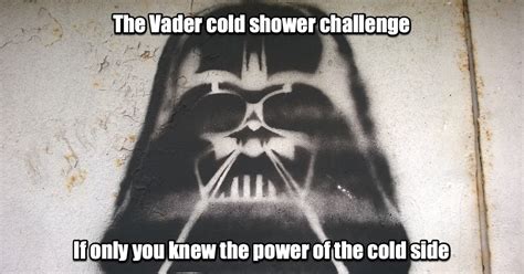 30 day cold Shower challenge: the Vader shower