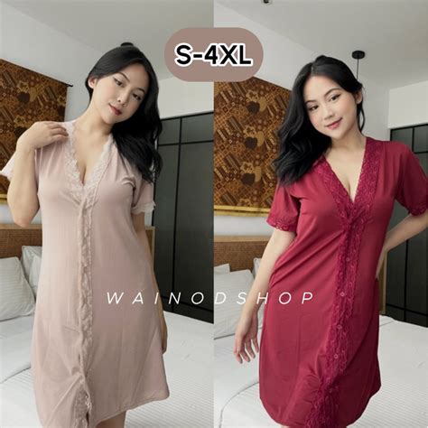 Jual Pamela S Xl Lingerie Dress Wainodshop Shopee Indonesia