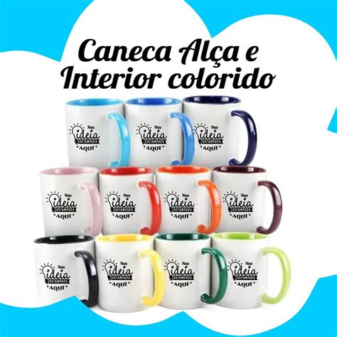 Caneca Al A E Interior Colorida Ml Lillipe Comunica O Visual