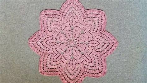 Pink Rose Doily Handmadebyraine In Free Crochet Doily Patterns