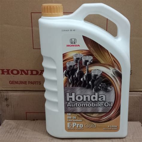 Jual Oli Honda E Pro Gold W Full Synthetic Liter Jakarta