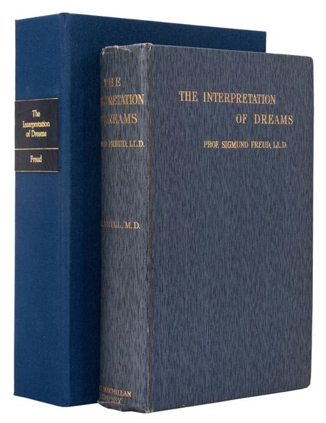 Freud Sigmund 18561939 The Interpretation Of Dreams