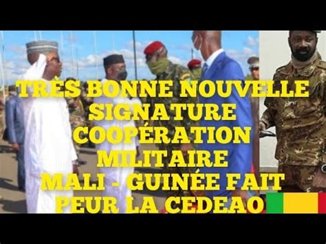 MALIBA TV LIVE TV URGENT COOPÉRATION MILITAIRE MALI GUINÉE FAIT